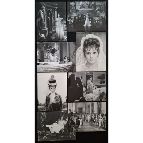 Vénus Impériale - Film 1963 De Jean Delannoy Avec Gina Lollobrigida, Stephen Boyd, Raymond Pellegrin Est Napoléon Bonaparte - 8 Photos Originales De Tournage De Cinéma - Chaque Affiche 23,5x18 Cm