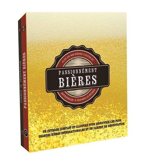 Passionnément Bières - Plus De 400 Bières Cultes Et Artisanales À Travers Le Monde Avec Carnet De Dégustation, 2 Volumes