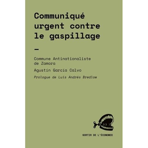 Communiqué Urgent Contre Le Gaspillage