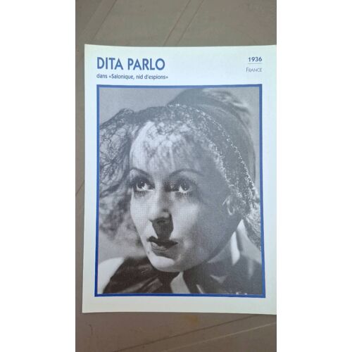 Dita Parlo Dans "Salonique, Nid D'espions "