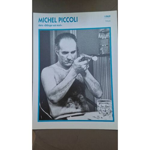 Michel Piccoli Dans "Dillinger Est Mort"
