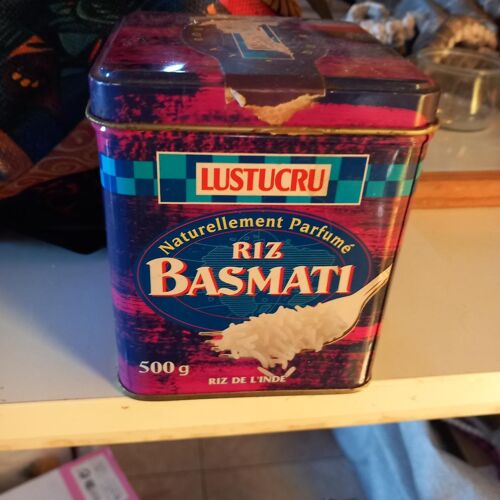 Boite Métallique Riz 2001