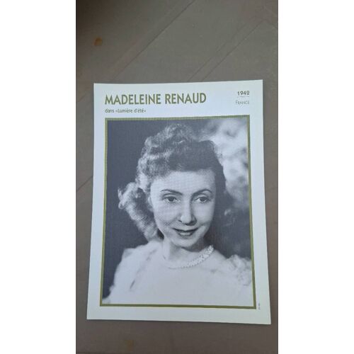 Madeleine Renaud Dans "Lumière D'été "