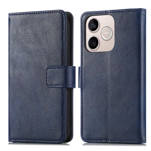 imoshion Étui de télephone portefeuille de luxe Honor 600 Lite Bleu foncé