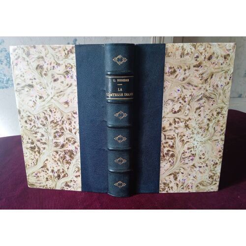 La Comtesse Diane ( Pseudonyme De Marie Joséphine De Suin ) Articles , Conférence Et Souvenirs Recueillis Par Gratien Rebière , Alphonse Picard Et Fils 1904 , Salons Littéraires Littérature , Reliure