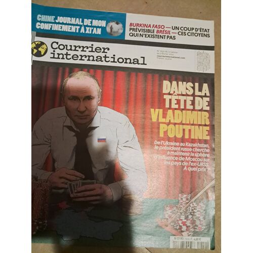 Courrier International. Dans La Tête De Vladimir Poutine