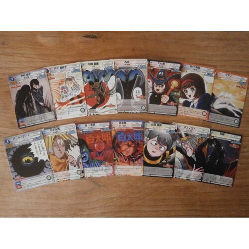 Lot 14 Cartes - Yokai Set - Weekly Shonen Sunday Vs Magazine (Ushio Tora / Devilman / Akuma-Kun) - Bushiroad Japan