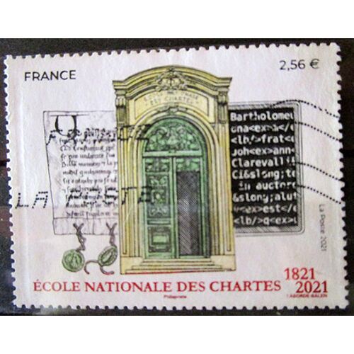 2021. F5472: Bicentenaire De L'Ecole Nationale Des Chartes.