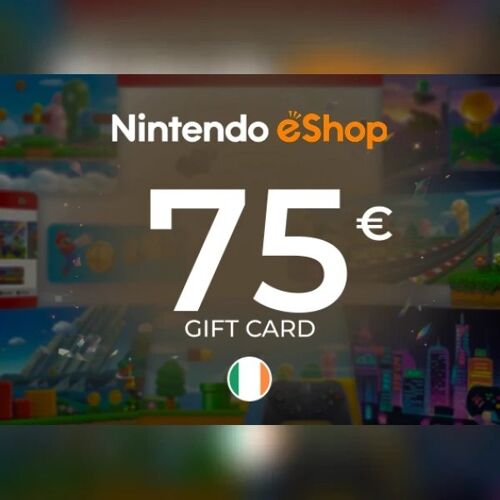 Nintendo eShop Digital Code Gift Card 75 EUR Key - IRELAND