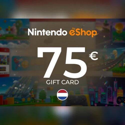 Nintendo eShop Digital Code Gift Card 75 EUR Key - NETHERLANDS