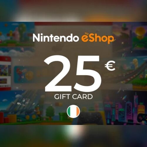 Nintendo eShop Digital Code Gift Card 25 EUR Key - IRELAND