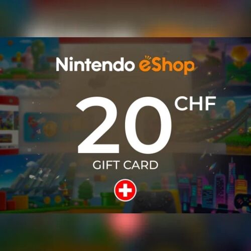 Nintendo eShop Digital Code Gift Card 20 CHF Key - SWITZERLAND