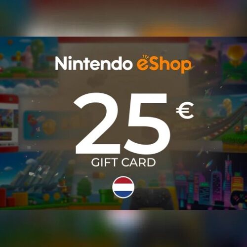Nintendo eShop Digital Code Gift Card 25 EUR Key - NETHERLANDS