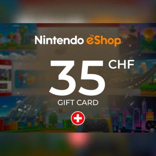 Nintendo eShop Digital Code Gift Card 35 CHF Key - SWITZERLAND