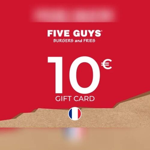 Five Guys Gift Card 10 EUR Key - FRANCE