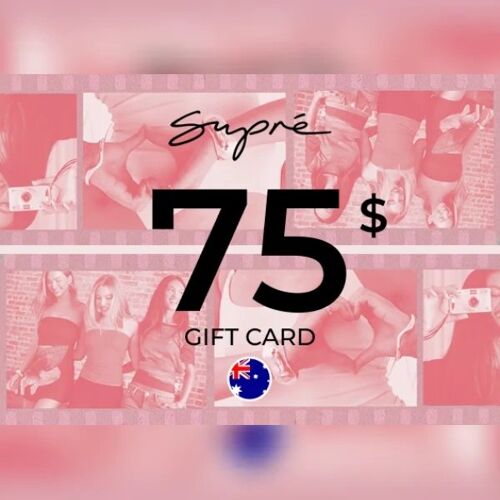 Supre Gift Card 75 AUD Key - AUSTRALIA