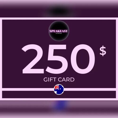 Speakeasy Kitchen Bar Gift Card 250 AUD Key - AUSTRALIA