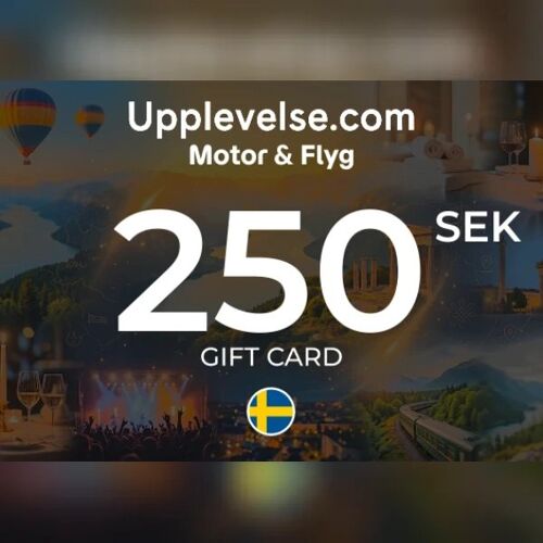 Motor & Flyg - Upplevelse.com Gift Card 250 SEK Key - SWEDEN