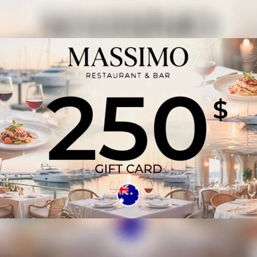 Massimo Restaurant & Bar Gift Card 250 AUD Key - AUSTRALIA