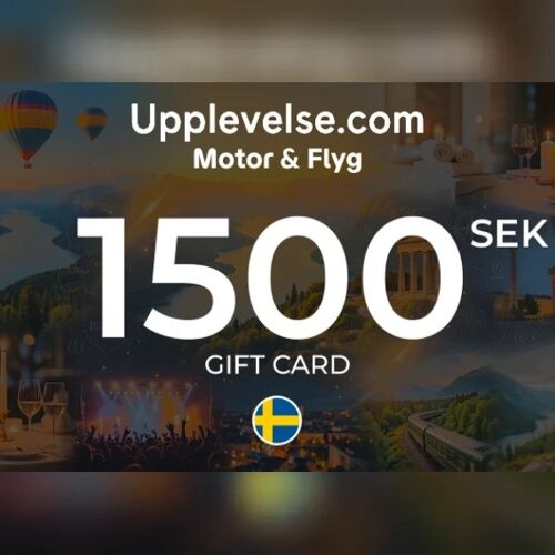 Motor & Flyg - Upplevelse.com Gift Card 1500 SEK Key - SWEDEN