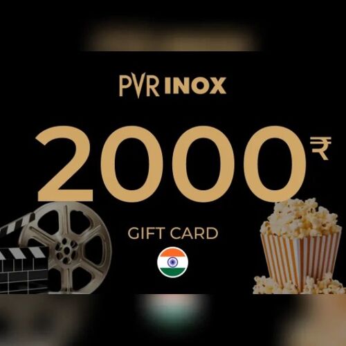 PVR Inox Cinemas Gift Card 2000 INR Key - INDIA