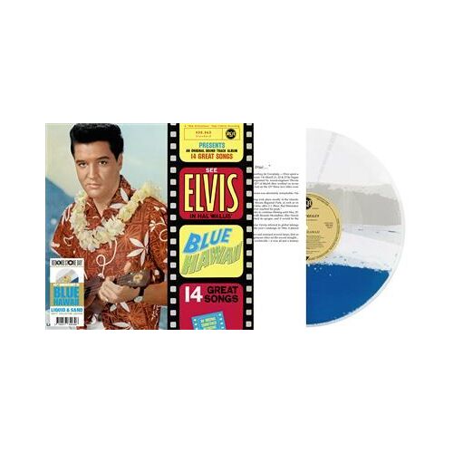 Vinyle Picture Disc Blue Hawaii Elvis Presley Culture Factory Rsd 2026 Liquide Bleu Et Sable