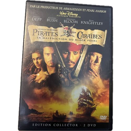 Pirates Des Caraïbes 1 La Malédiction Du Black Pearl Dvd Collector 2 Dvd - Johnny Depp - Ean 3459370408508