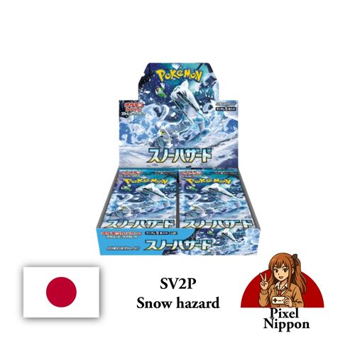 Pokemon Display Box Snow Hazard Sv2p Neuf (Scellé) [Import Japon]