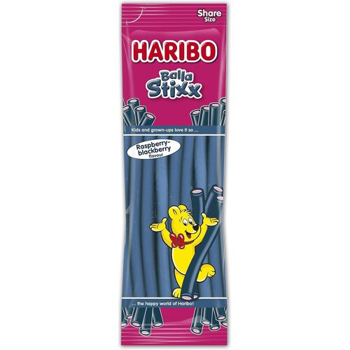 Haribo Balla Stixx Framboise Et Mûre Sachet De 200g