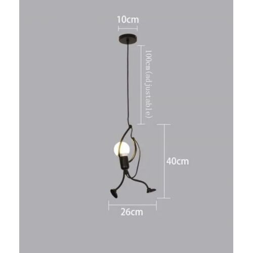 Lustre - E27 Lampe Suspension - Humanoïde