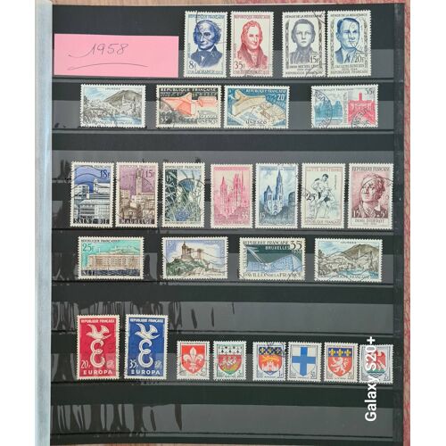 Timbre France 1958