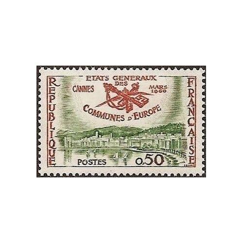 5ème Session Des États Généraux Des Communes D' Europe À Cannes Année 1960 N° 1244 Yvert Et Tellier Luxe