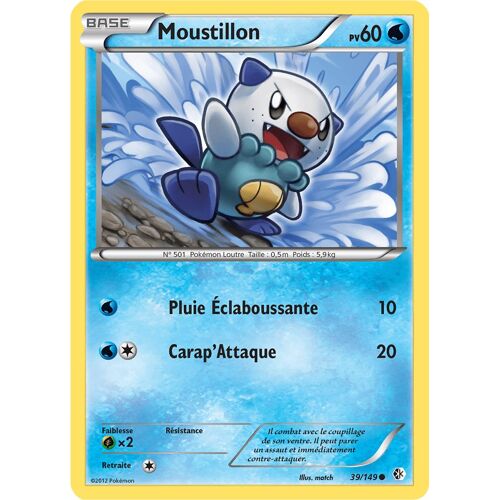 Carte Polémon - Moustillon Pv 60 - 39/149