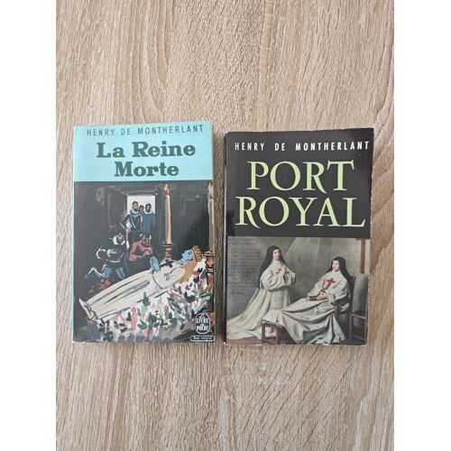 Lot De 2 Livres, Pièces De Théâtre Henry De Montherlant