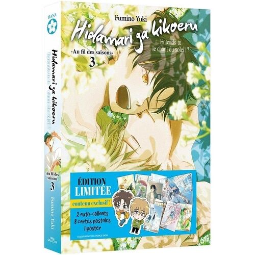 Hidamari Ga Kikoeru - Au Fil Des Saisons - Édition Limitée - Tome 3