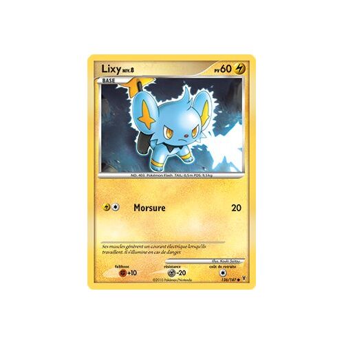 Carte Pokémon - Lixy Pv 60 - 126/147