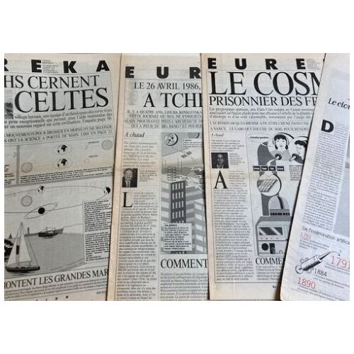 4 N° De Eureka (Supplément De 8 Pages De Libération) : 1990 (2) -1991 (1) & 1997 (1)