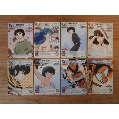 Lot 8 Cartes Urusei Yatsura Set (Lamu) - Weekly Shonen Sunday Vs Magazine (Part 1 3 Tr) - Bushiroad Japan