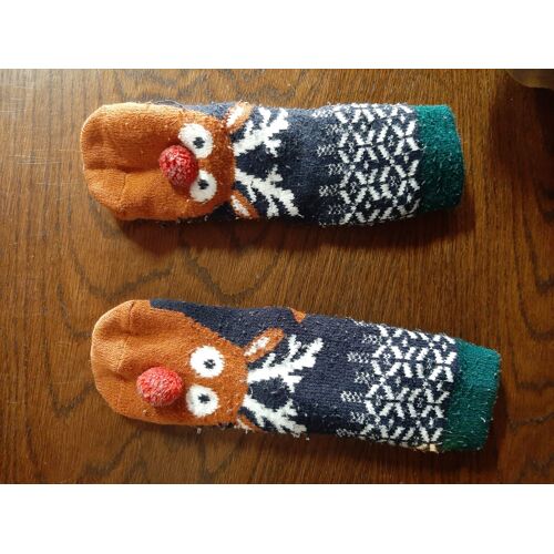 Chaussettes D'Intérieur De Noël Enfant T32-34