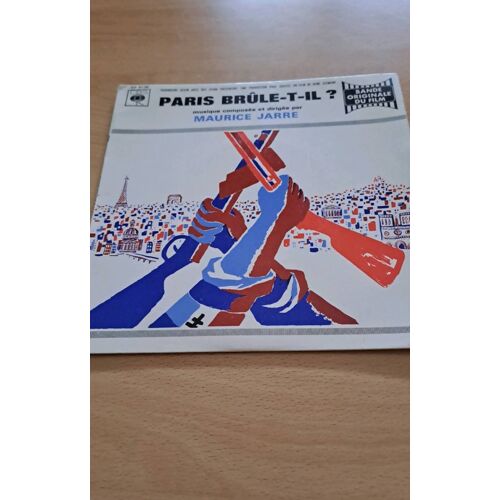 45 Tours Maurice Jarre : Bo Du Film: Paris Brûle-T-Il?(1966)