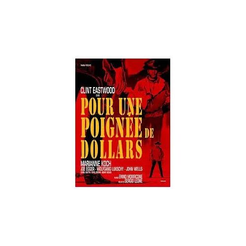 Pour Une Poignée De Dollars De Sergio Léone Avec Clint Eastwood... - Affichette Originale De Cinéma Format 40 Cm X 60 Cm