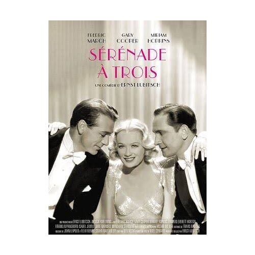 Sérénade À Trois De Ernst Lubitsch Avec Miriam Hopkins, Gary Cooper... - Affiche Originale De Cinéma Format 120 Cm X 160 Cm
