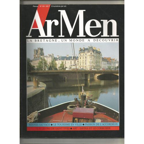 Armen N° 63 Novembre 1994 Bretagne Trégor St Yves Savina Le Corbusier Rennes Accordéon