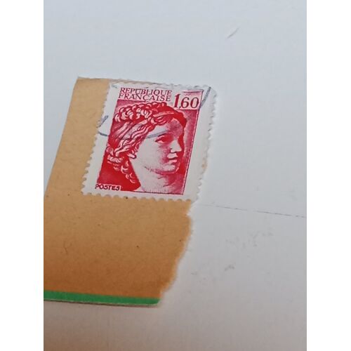 Timbre France 1,60 Yvert N° 2155 Oblitéré - Type Sabine De 1981