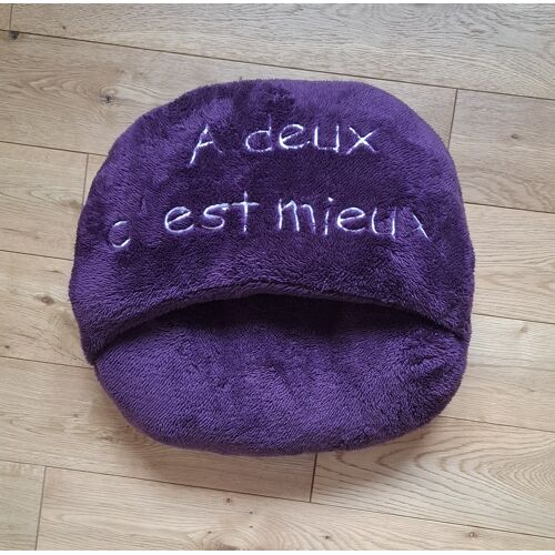 Chausson Violet "À Deux C'Est Mieux"