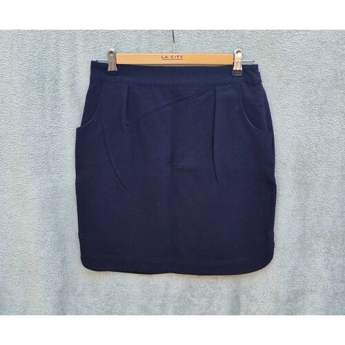 Jupe Tailleur Noire La Halle T38, Très Bon État