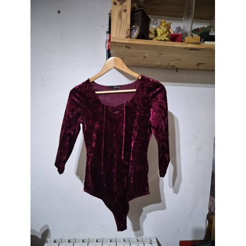 Body En Velours Rouge Bordeaux Tally Weijl