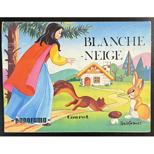 Livre Animé Panorama Blanche-Neige Éditions Touret 1977