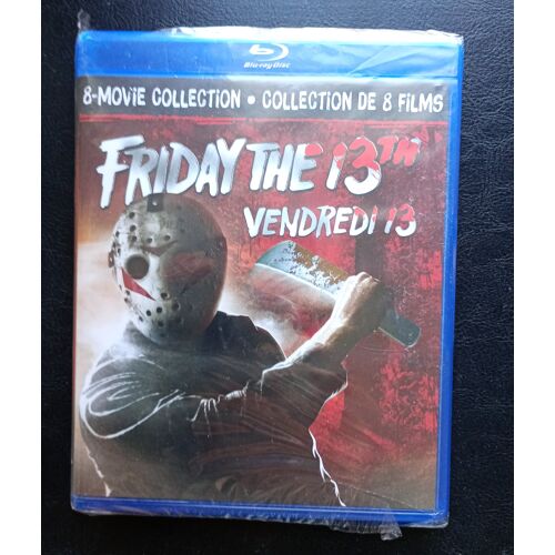 Collection 6 Blu Ray - Import Canada - Friday The 13th - Vendredi 13: Ultimate Collection - Chapitres 1 À 8 - Langue Française, - Jacquette Bi Lingue Français / Anglais