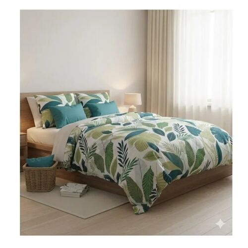 Parure De Lit 220 X 240 Cm Feuillage Tropicalia